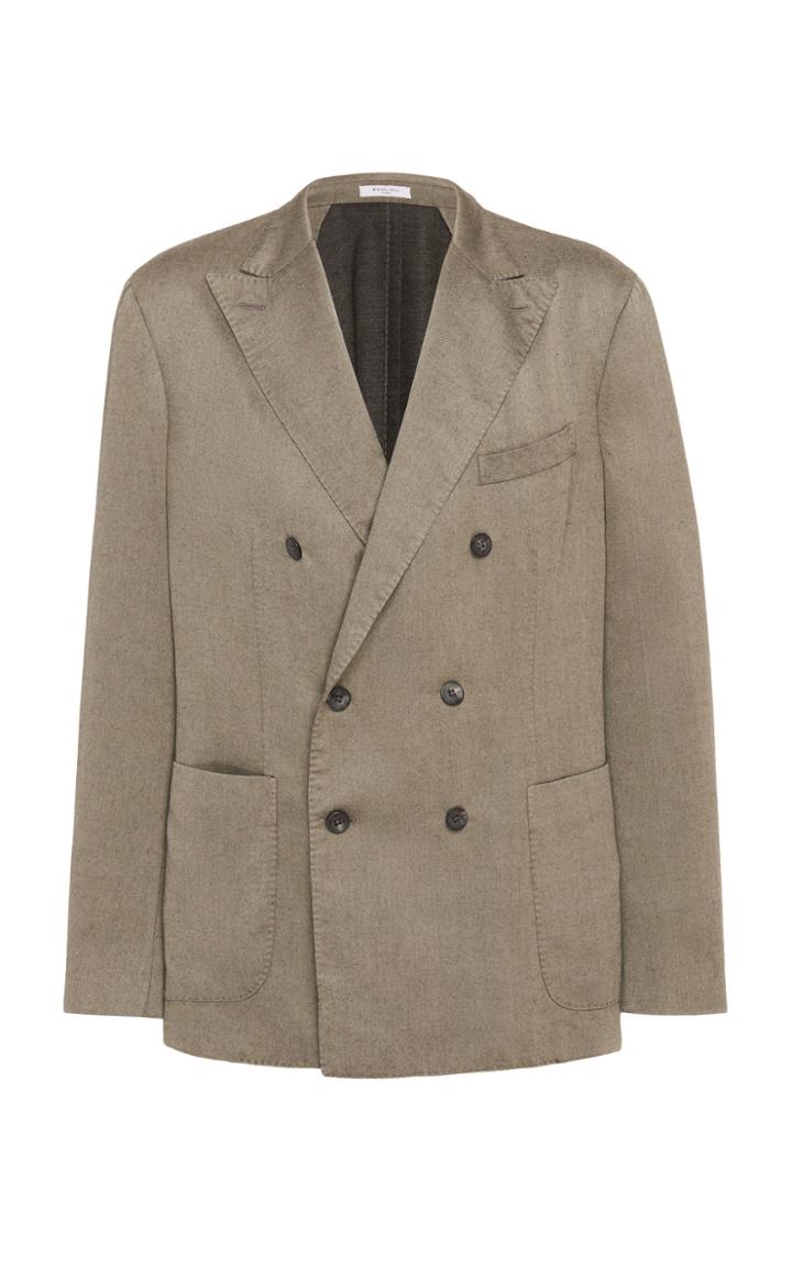 Boglioli Cashmere And Silk-blend Blazer Size: 46