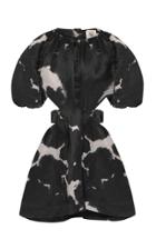 Moda Operandi Aje Oxidized Cutout Linen-blend Mini Dress