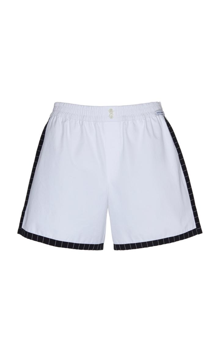 Dolce & Gabbana Poplin Mini Shorts