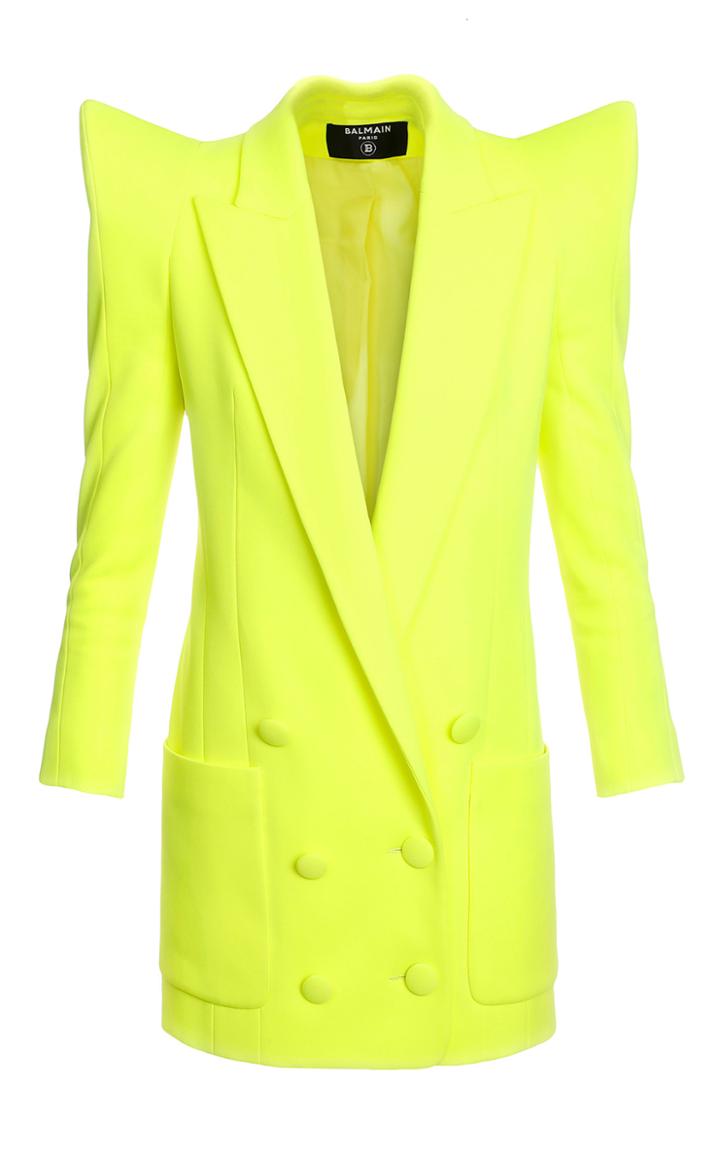 Moda Operandi Balmain Double-breasted Jersey Blazer