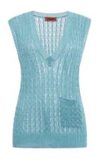 Moda Operandi Missoni Textured Sleeveless Sweater Vest Size: 42