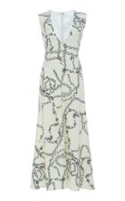 Victoria Beckham Chain-link Print Cady Dress