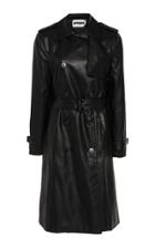 Apparis Priya Croc Vegan Leather Long Lined Coat