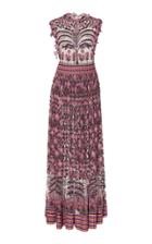 Giambattista Valli Sleeveless Floral Embroidered Dress