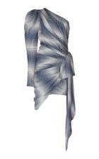 Alexandre Vauthier Draped Silk Mini Dress