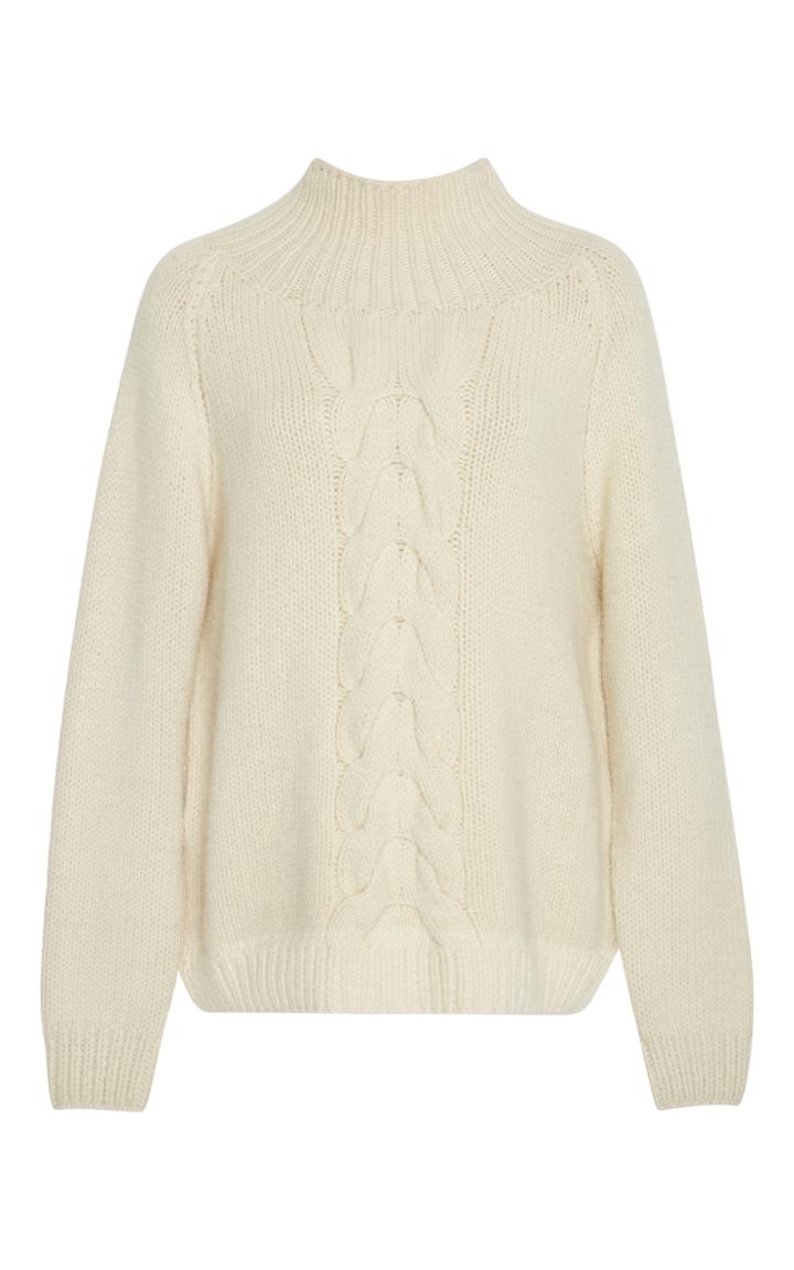 Vilshenko Cable-knit Wool And Cashmere Sweater