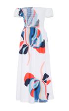 Tanya Taylor Floral Ribbon Zanna Dress