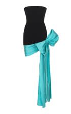 Rasario Bow Detail Mini Silk-blend Dress