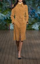 Alberta Ferretti Eyelet-embellished Suede Coat