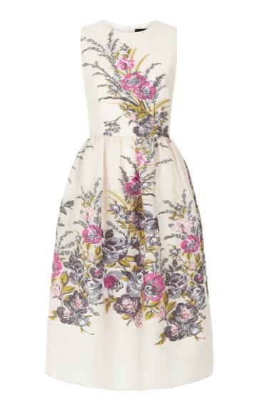 Malene Oddershede Bach Blanka Floral Midi Dress