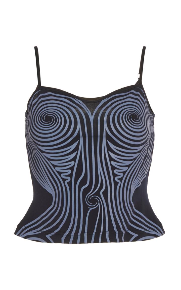 Moda Operandi Y/project Printed Two-tone Camisole Size: 34