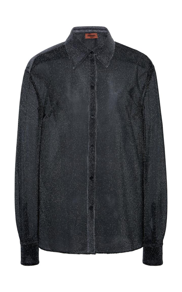 Moda Operandi Missoni Striped Collared Shirt Size: 46