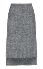 N 21 N&deg;21 Gilda Chevron Wool Skirt