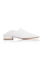 Moda Operandi Maison Margiela Embroidered Leather Mules Size: 35