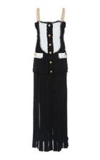 Balmain Chain Strap Long Dress
