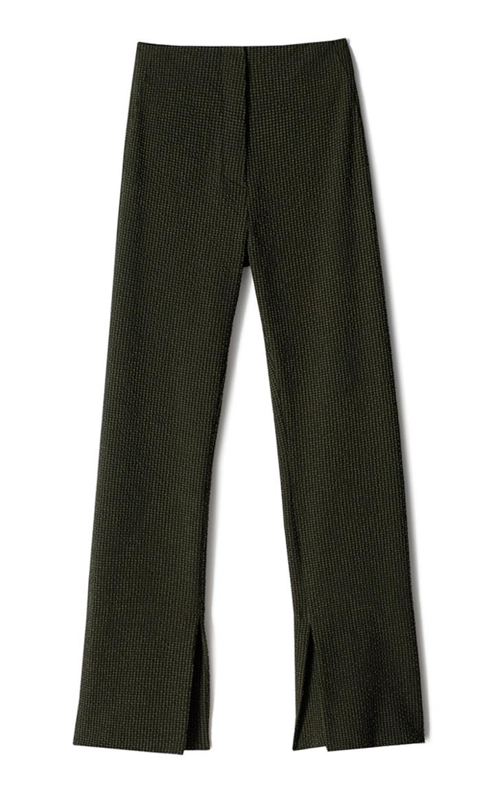 Moda Operandi Nanushka Tabbie Check Flared Pants