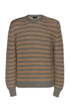 Prada Striped Alpaca Sweater