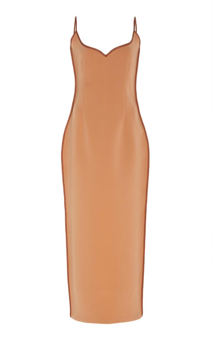 Moda Operandi Paris Georgia Heart Contrast Maxi Dress Size: Xs