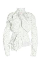 Moda Operandi Yuhan Wang Ksenia Ruched Floral Cotton Jacket