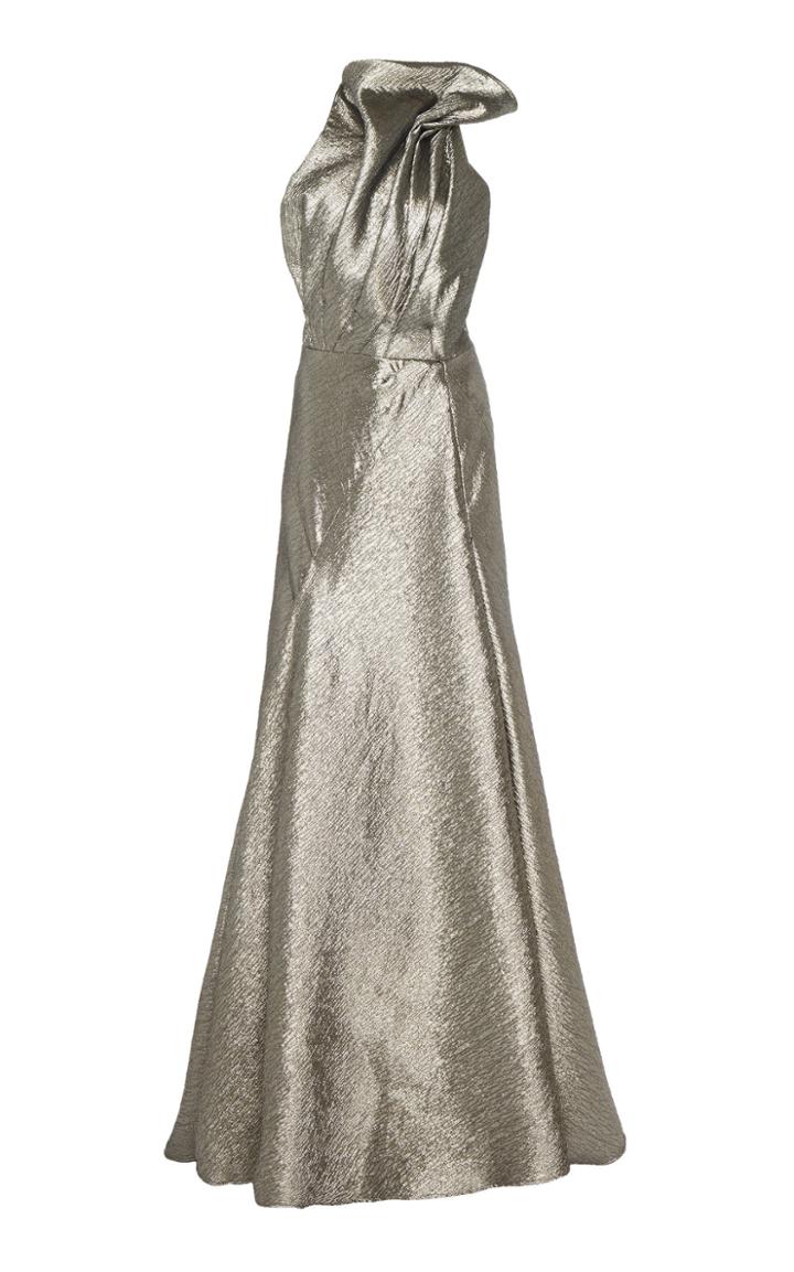 Maticevski Application Satin Gown