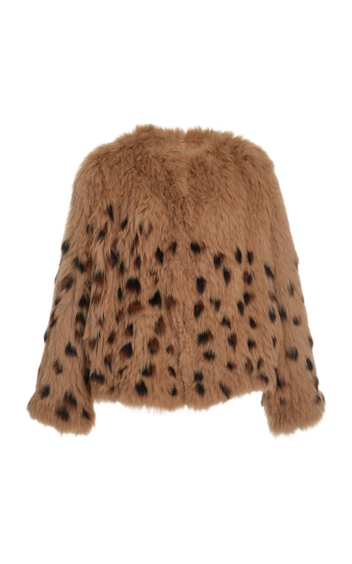 Pologeorgis The Pella Knitted Fur Jacket