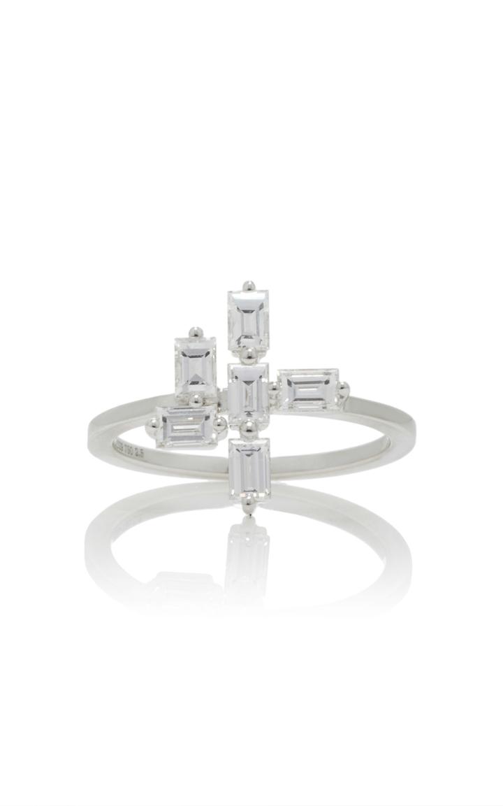 As29 Baguette 6 Block Pinky Ring