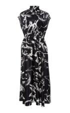 Adam Lippes Printed Silk Charmeuse Dress