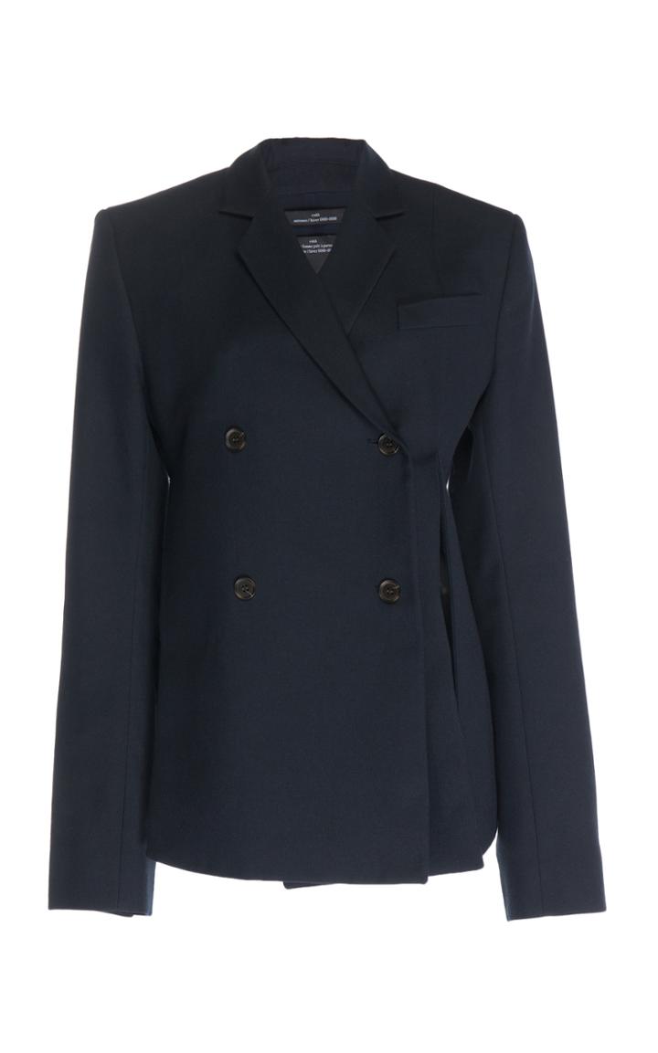 Rokh Double-breasted Slit Blazer