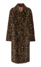 Yves Salomon Paris Leopard-print Shearling Coat