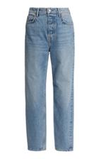 Grlfrnd Denim Devon Rigid High-rise Straight-leg Jeans