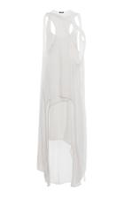 Moda Operandi Ann Demeulemeester Asymmetric Crepe Midi Dress Size: 36