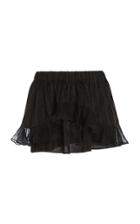 Isabel Marant Moah Ruffle Silk Shorts