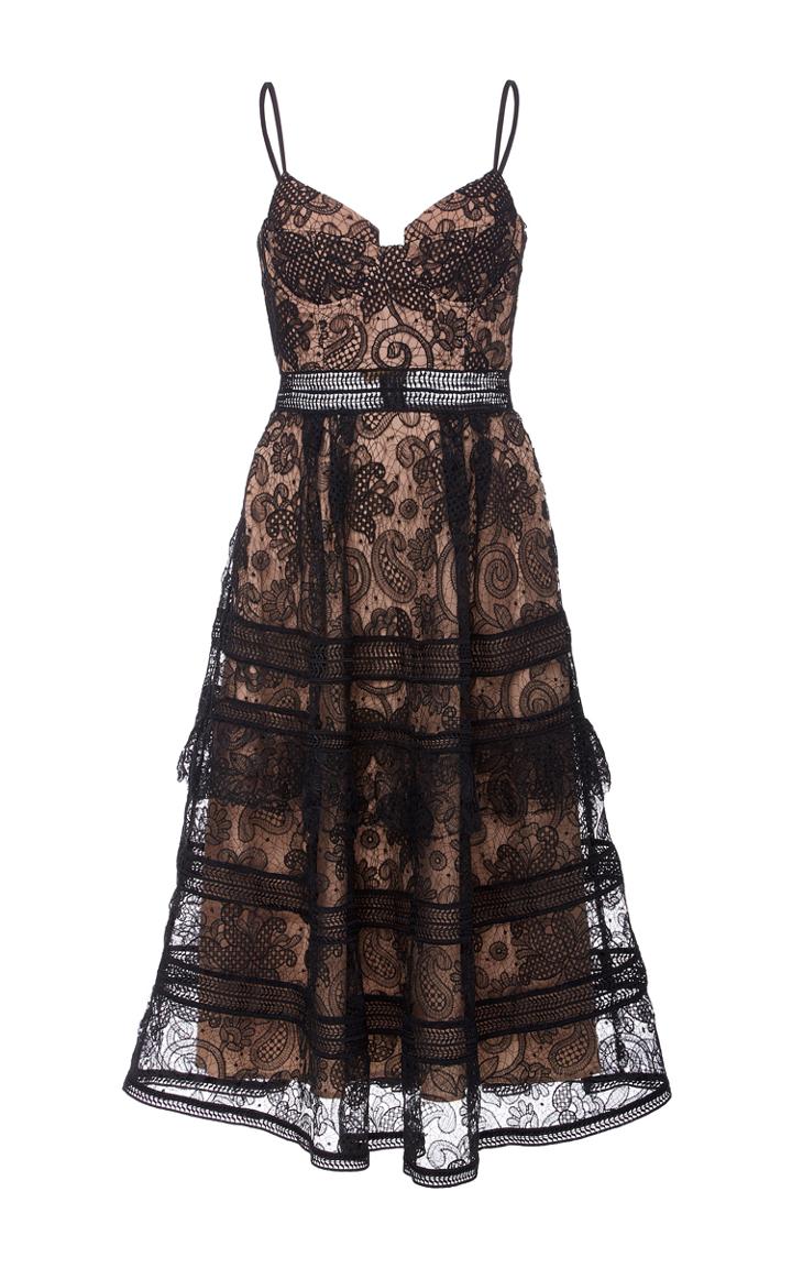 Self Portrait Paisley Midi Dress