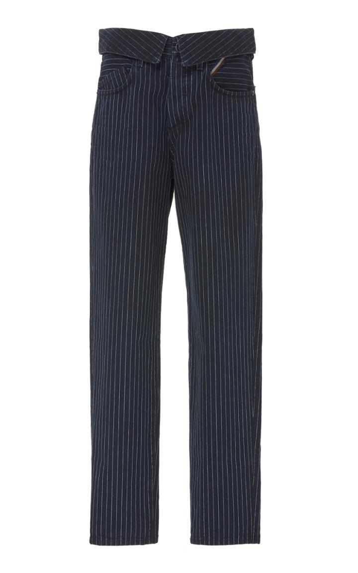 Jean Atelier Pinstripe Flip Pant