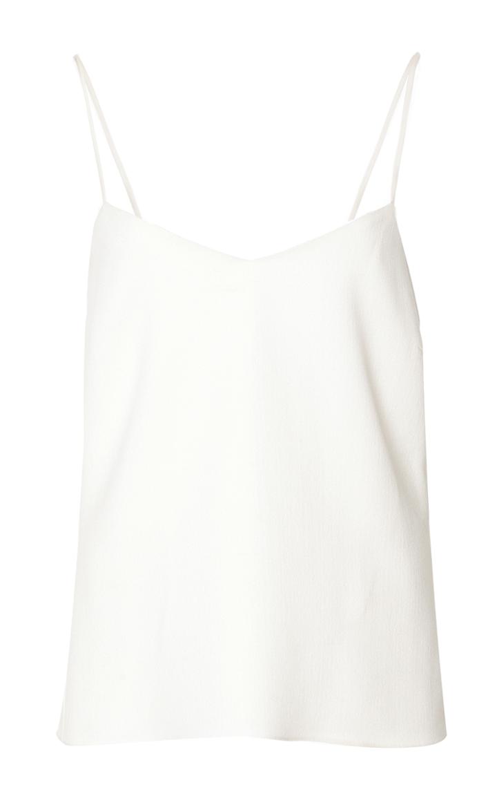 Sally Lapointe Pebble Crepe Tank Top