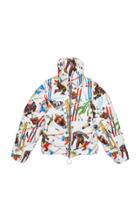 Ienki Ienki Dunlop Yeti Print Puffer Coat