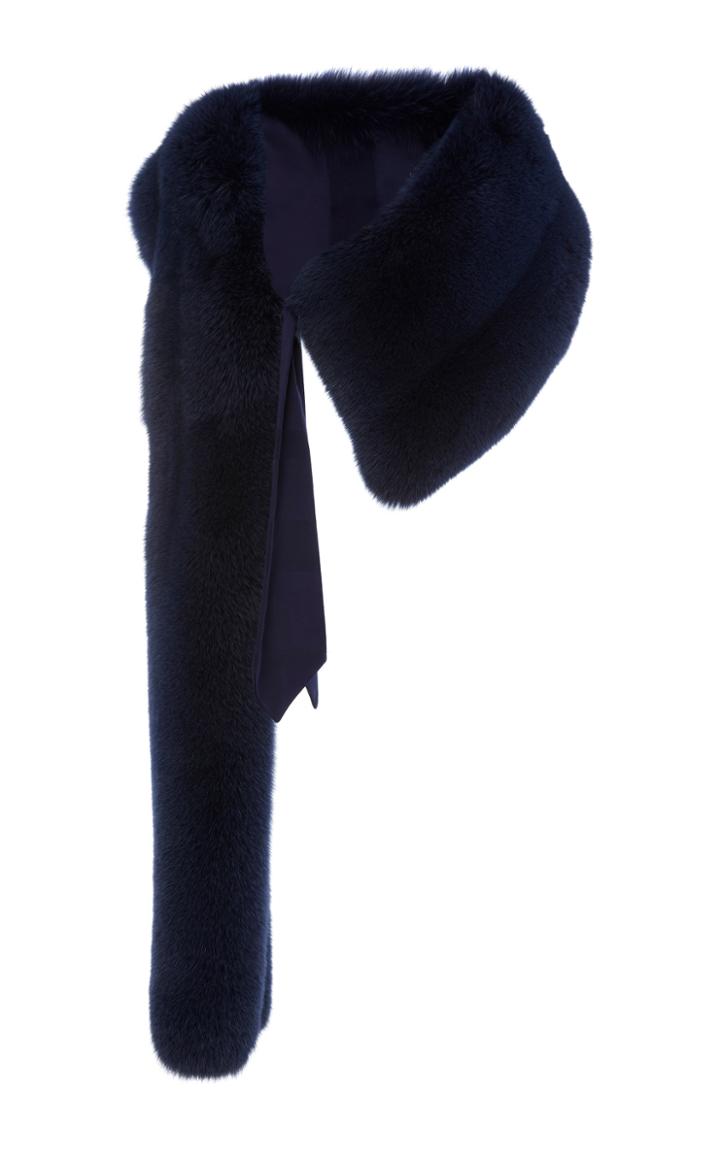 Jonathan Simkhai Fox Fur Shawl