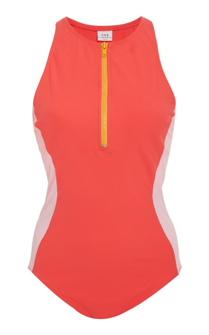 Flagpole Swim Stella Zip One Piece