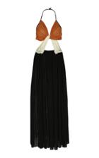 Tre By Natalie Ratabesi Freyja Drape Silk Dress