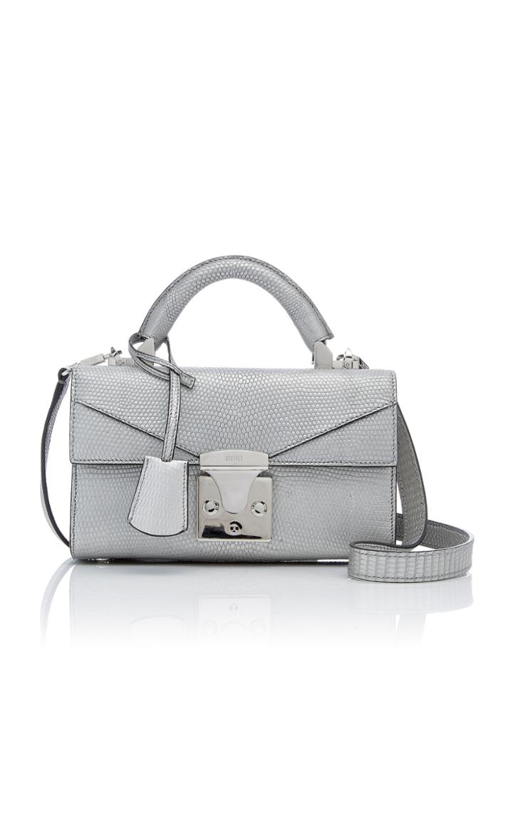 Stalvey Exclusive Metallic Lizard Handbag