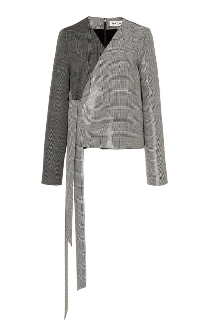 Partow Marquis Wool Wrap Top