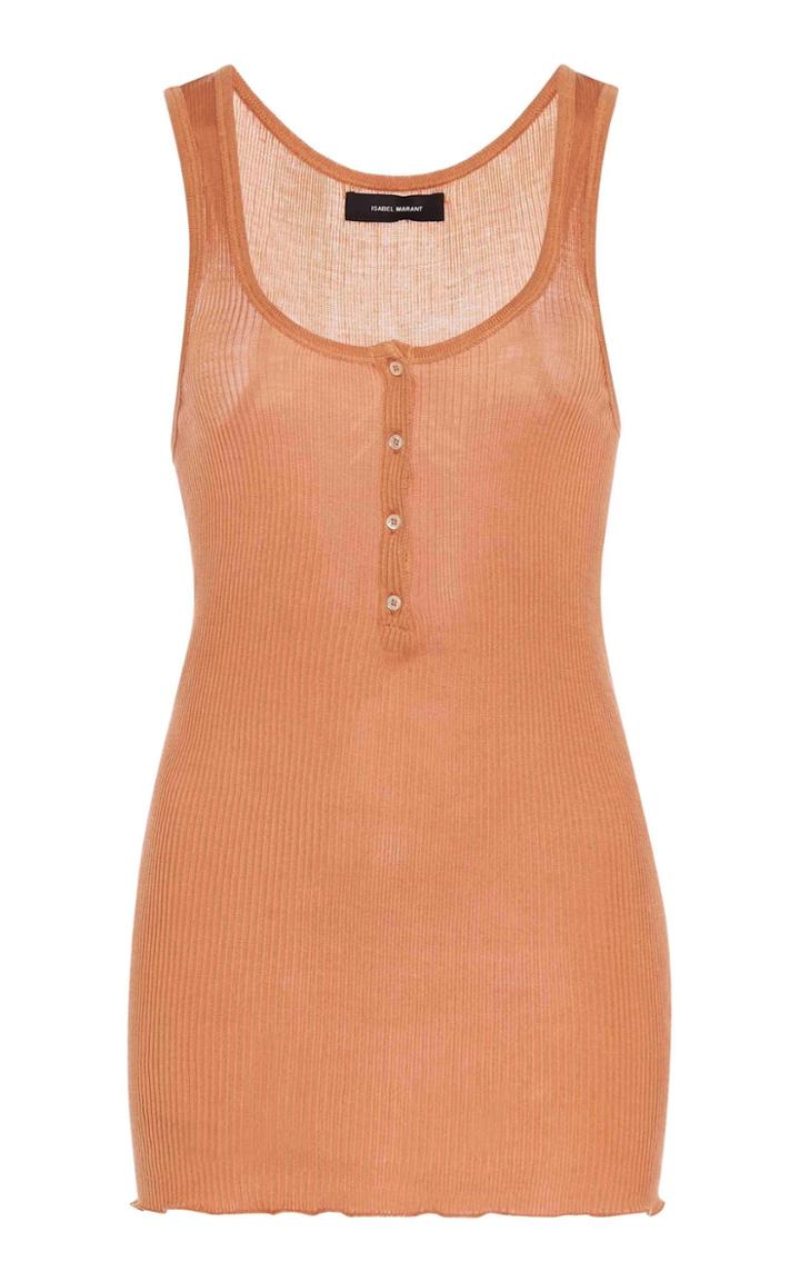 Moda Operandi Isabel Marant Louisali Silk Tank Top Size: 36