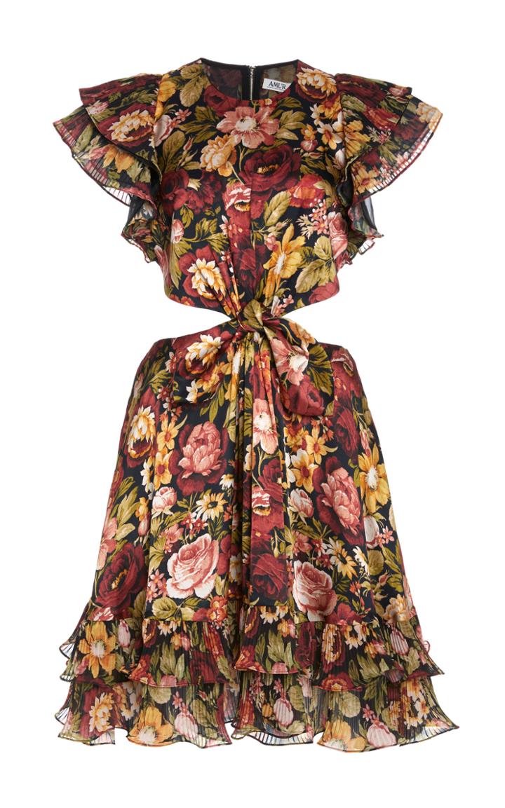 Moda Operandi Amur Des Cutout Crepe Mini Dress