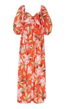 Mara Hoffman Violet Floral-print Jersey Maxi Dress