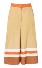 Loewe Cropped Crepe Crinkle Shorts