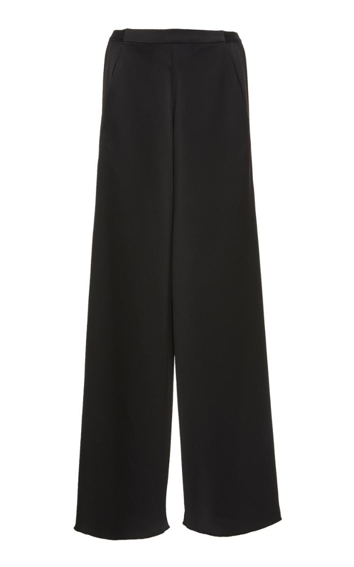 Christopher Esber Bias Wide-leg Satin Trousers Size: 8