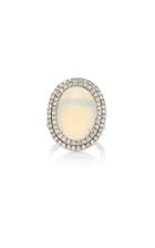 Nina Runsdorf M'o Exclusive One-of-a-kind Oval Cabochon Opal Ring