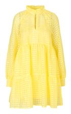 Moda Operandi Stine Goya Jasmine Marigold Overlay Mini Dress Size: L