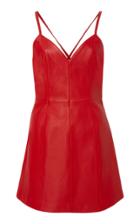 Alexachung Leather Mini Dress