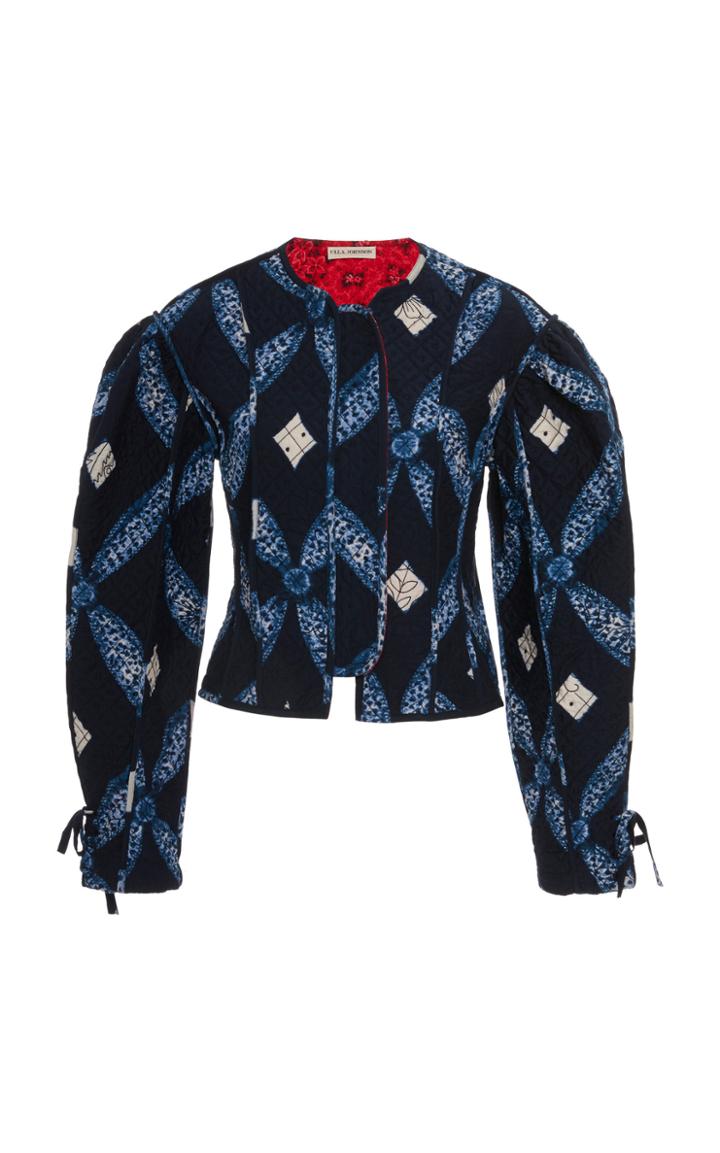 Moda Operandi Ulla Johnson Sabi Cotton Tie Up Jacket Size: 2